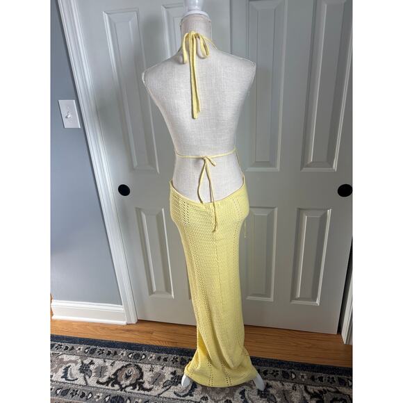 NWT Jonathan Simkhai Crocheted Maxi Dress Size 4 - Picture 8 of 10